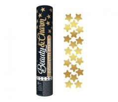 Vystrelovacie konfety zlaté hviezdičky 30 cm