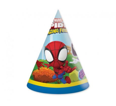 Párty klobúčiky Spiderman 6 ks