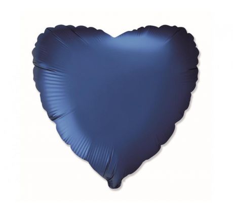 Fóliový balón srdce modré 46 cm